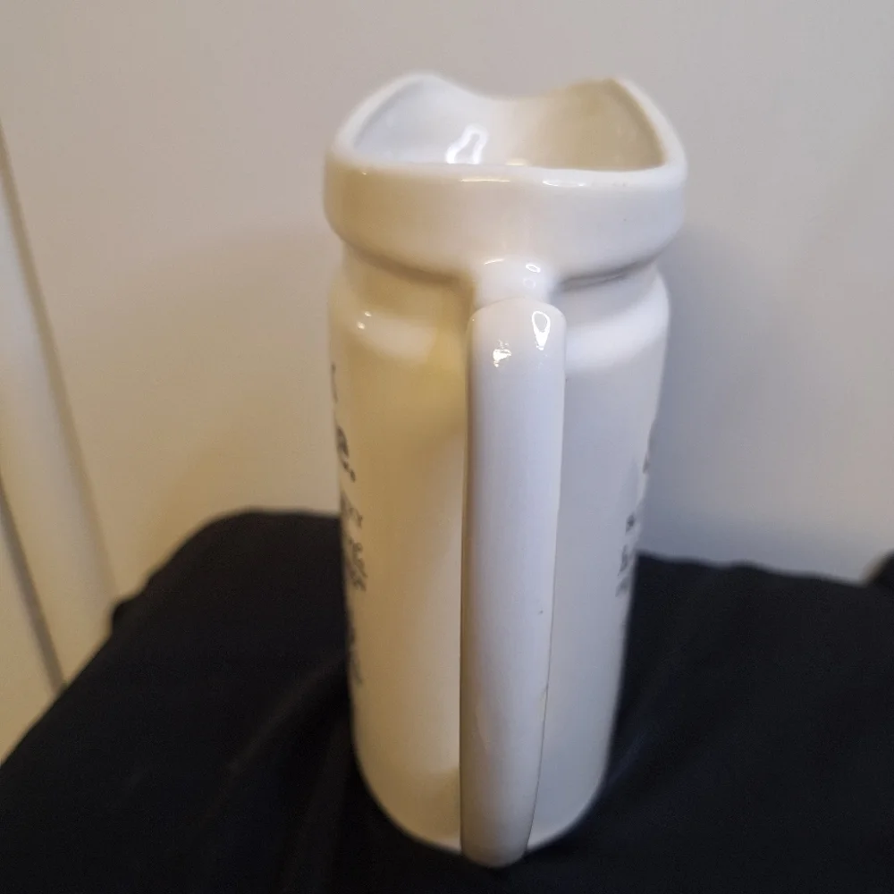 Black & White Buchanan's Whisky Pitcher